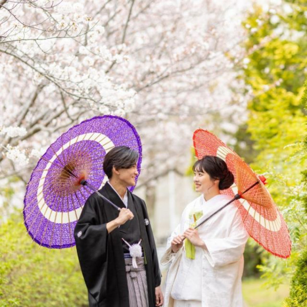 チェルシーコート自慢の桜並木での撮影がおすすめ♪