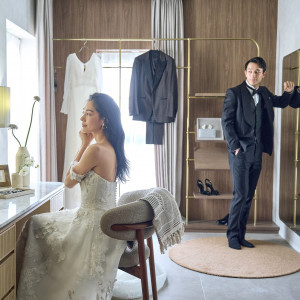 新郎新婦のためのブライズルームはゆったりとした空間を過ごしていただけます|ニーズ青山 by T&G WEDDING (旧 青山迎賓館)の写真(52353550)