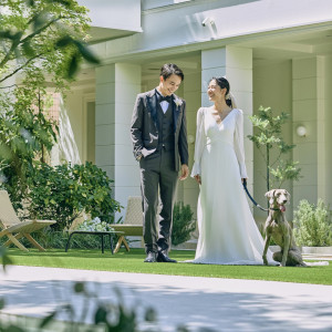 かわいらしい家族と共に過ごせるアットホームなペットウェディング。|ニーズ青山 by T&G WEDDING (旧 青山迎賓館)の写真(52353604)