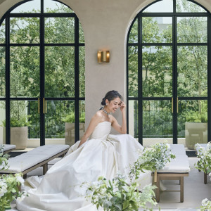 開放的で自然豊かな空間が特別なセレモニーを演出。|ニーズ青山 by T&G WEDDING (旧 青山迎賓館)の写真(52353612)