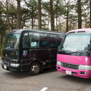 【送迎バス完備！】遠方のお客様も安心してご招待！|アネーリ軽井沢の写真(1380865)