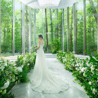 【日本の美しいチャペル100選出】全面ガラス張りチャペル体験