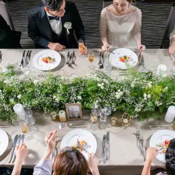 親しいゲストの皆様と気の置けないひとときを