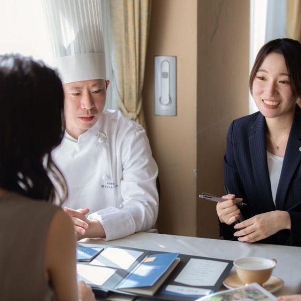 お料理にこだわりたい方はシェフが1からご提案。