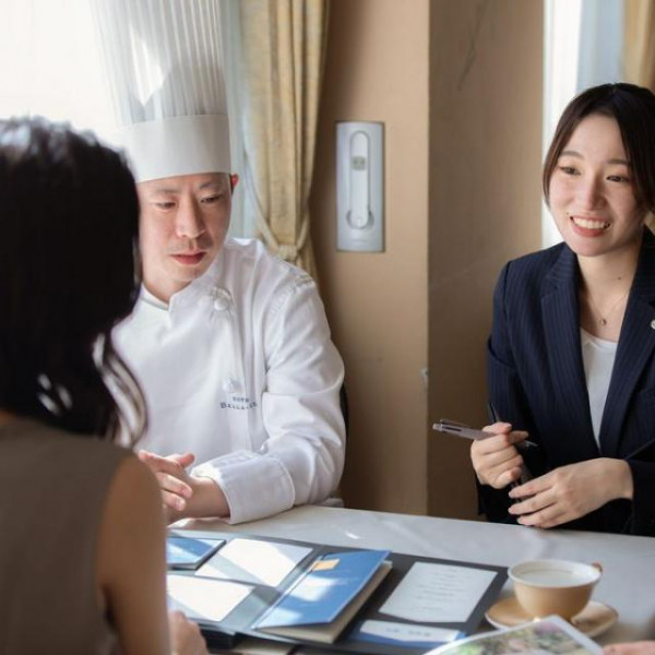お料理にこだわりたい方はシェフが1からご提案。