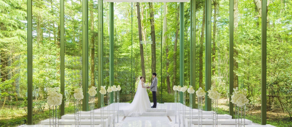 21年 緑が見えるチャペル 軽井沢で人気の結婚式場口コミランキング ウエディングパーク