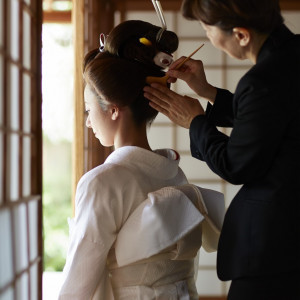 優れた技術で伝統的な日本髪もきれいに仕上げます|神戸北野ハンター迎賓館の写真(1122072)