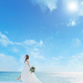 海を一望の教会で模擬挙式&フォアグラ×牛フィレ付