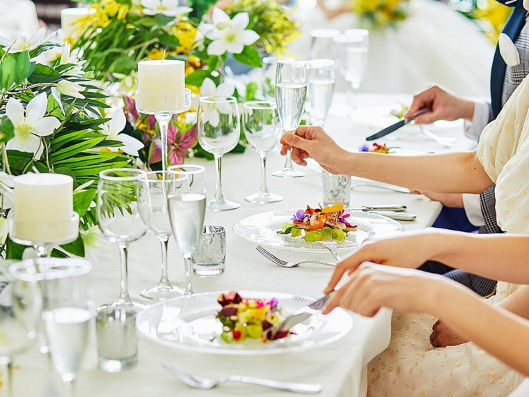 おふたりらしい婚礼料理でゲストをおもてなし