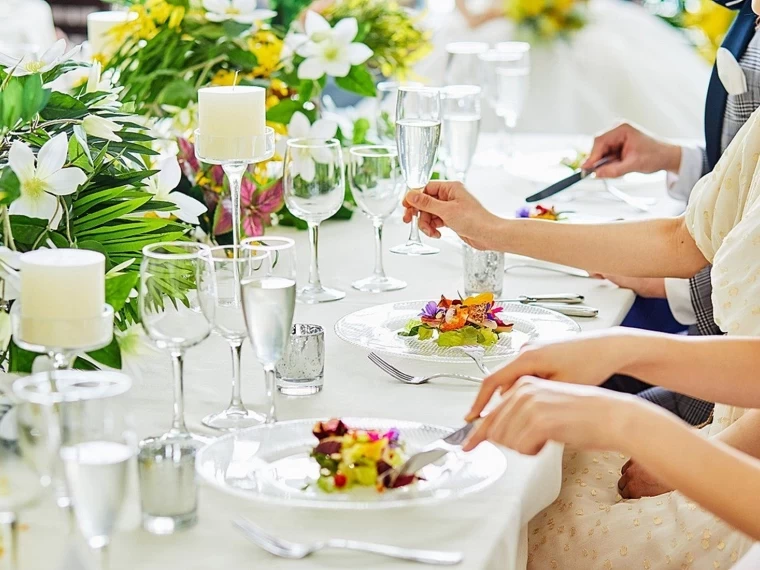 おふたりらしい婚礼料理でゲストをおもてなし