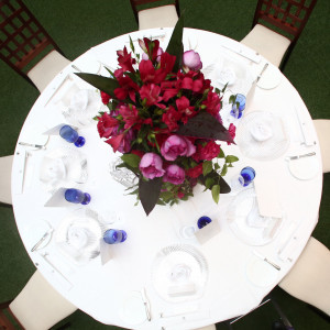 フローリストとの打ち合わせで作り上げるオリジナル卓上装花|クラブハウスセフィロトの写真(3659780)