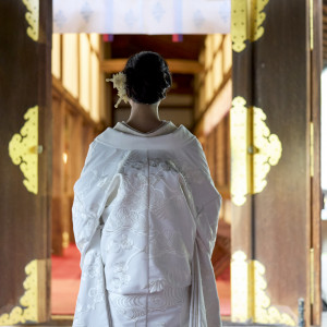【悠久のときを可憐に彩る】白無垢は結婚式のときにしか着られない着物のひとつです|大阪天満宮の写真(36618724)