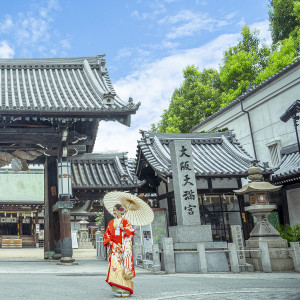 【天満宮の結婚式】千余年の歴史を刻む古社。神聖な空気と、凛とした時間が漂う|大阪天満宮の写真(44235911)