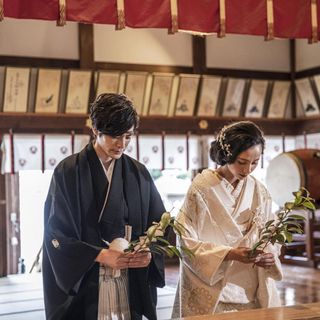 【結婚の節目を大切に】家族に見守られて誓う*本格神前式