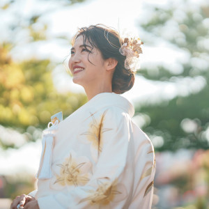 ヘアセット中も相談しながら進めてくれるため、気持ちの面でも安心|覚王山ル・アンジェ教会の写真(52307206)