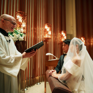 【専任牧師と事前カウンセリング】結婚への想いを牧師と共有し、おふたりの想いを大切にした挙式の時間に|覚王山ル・アンジェ教会の写真(52303917)