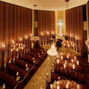ウエディングドレスが世界で一番映えるチャペル|覚王山ル・アンジェ教会の写真(31730538)