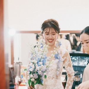 これから結婚式のご新婦様|覚王山ル・アンジェ教会の写真(31732356)