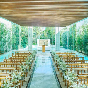 【ヴィクトリアハウス/チャペル】光・水・緑が奏でる|アーヴェリール迎賓館(高松)/テイクアンドギヴ・ニーズウェディングの写真(57161223)