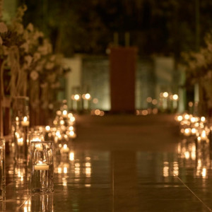 キャンドルで幻想的な雰囲気を|アーヴェリール迎賓館（高松）/テイクアンドギヴ・ニーズウェディングの写真(57166596)