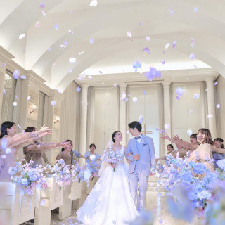 毎回満席【光舞う白亜チャペル模擬】トレンド演出×プレ花嫁体験