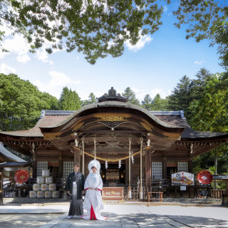 厳かな武田神社挙式