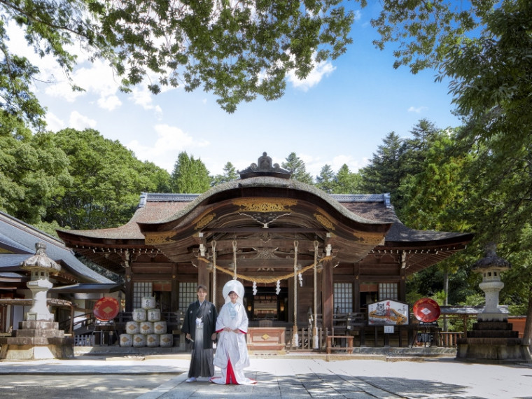 武田神社や周辺神社とも提携あり。フォトだけの対応も可能です