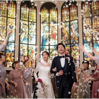 ステンドグラス&海見え2チャペル体験*20大特典ドレス×挙式無料