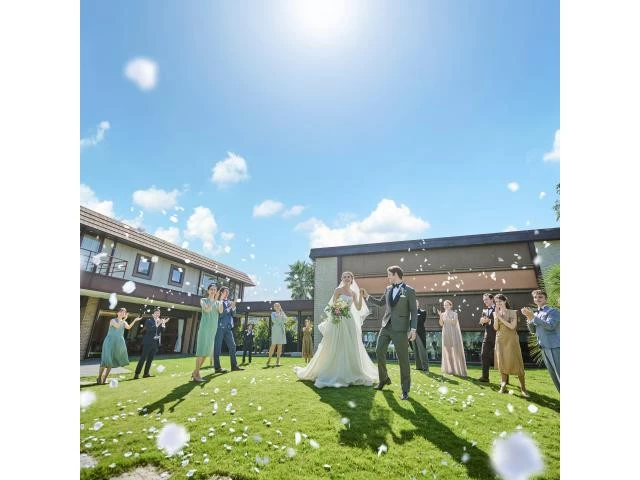 《約1000坪》広大なガーデンで叶える♪リゾートウェディング