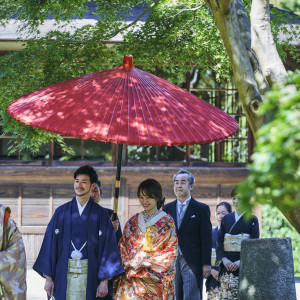 家族とお庭を歩きながら・・・|三渓園 鶴翔閣（横浜市指定有形文化財）の写真(33079520)