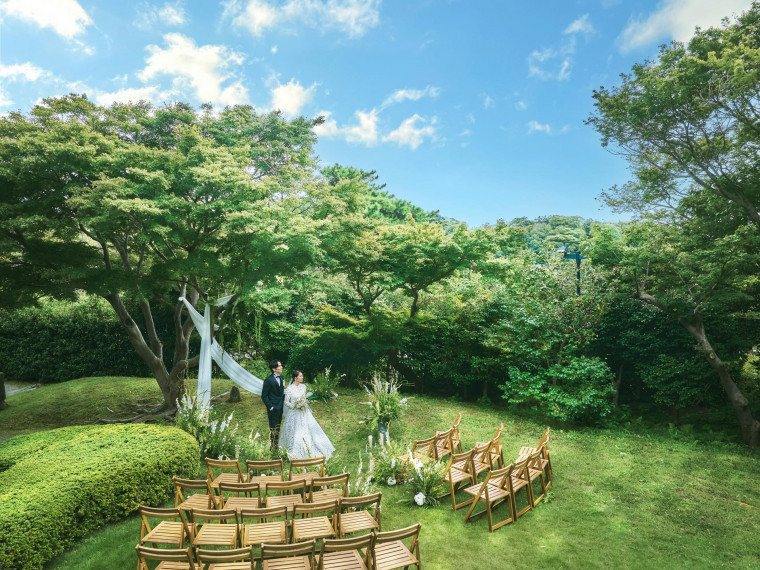 横浜とは思えないほど、四季折々の美しさを魅せる広大な庭園