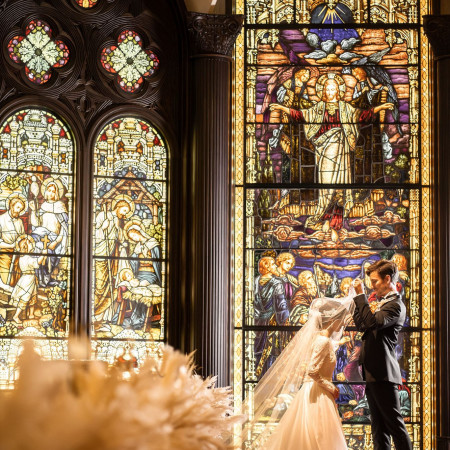 アンティークステンドグラス大聖堂