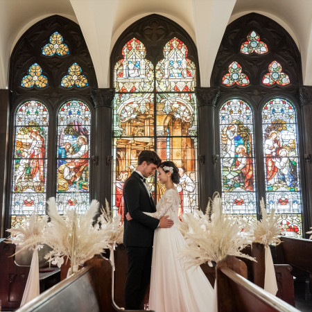 アンティークステンドグラス大聖堂