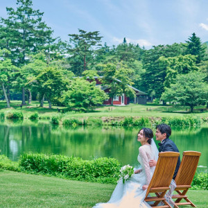 フォレスターナ軽井沢コンセプト GRAND RESORT WEDDING世界をもてなす広大な森で 非日常の幸福に包まれた時を、心ゆくまで。|軽井沢プリンスホテル  フォレスターナ軽井沢の写真(53367385)