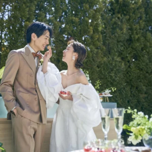 会場にはプライベートガーデンが併設。思い思いの特別な時間が過ごせます。