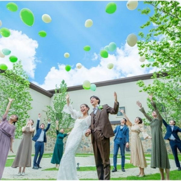 自然と一体に！ご成約特典で花火演出orバルーンリリースプレゼント！