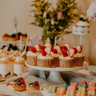 ガーデンではデザートビュッフェも可能♪笑顔ほころぶデザートタイムをお過ごしいただけます