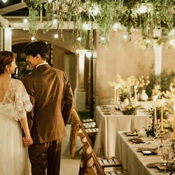 ナイトガーデンでは大人っぽい雰囲気で撮影できます