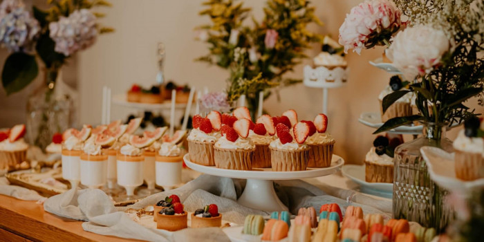 ガーデンではデザートビュッフェも可能♪笑顔ほころぶデザートタイムをお過ごしいただけます