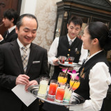 色鮮やかなウエルカムドリンクでおもてなし
