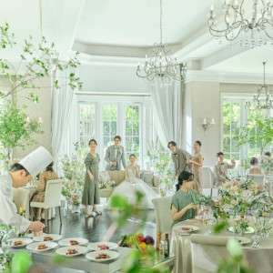 【花嫁支持率No.1】駅直結♪一軒家ガーデンparty体験◆贅沢試食