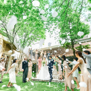 ◆水曜限定*花嫁ALL体験◆ドレス試着×ガーデン階段入場♪試食付