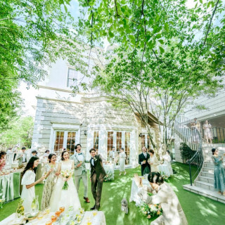 【150万優待】都心の森でガーデン挙式×貸切迎賓館で贅沢試食