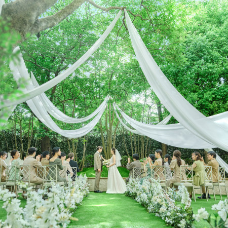 【ガーデン】緑溢れるガーデン挙式