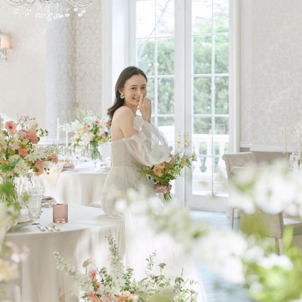 新婦会場ポートレート