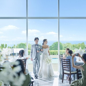 おふたりのイメージする理想の結婚式をプロデュース|ベイサイド迎賓館（松山）/テイクアンドギヴ・ニーズウェディングの写真(56017518)