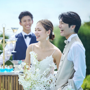 貸切空間では時間を気にすることなく、心ゆくまでお過ごしいただけます|ベイサイド迎賓館（松山）/テイクアンドギヴ・ニーズウェディングの写真(56017605)