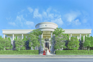 大通りに面した凱旋門|アクアガーデン迎賓館(沼津)/テイクアンドギヴ・ニーズウェディングの写真(57169567)