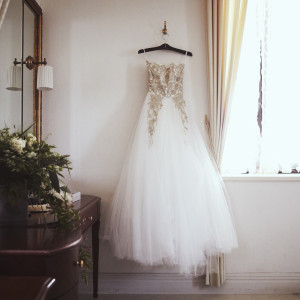 結婚式前日にドレスが会場に納品され、あとはご新婦様を待つのみ|アクアテラス迎賓館  大津の写真(12936933)