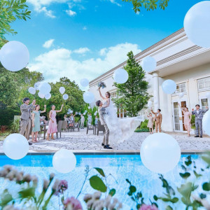 【10大BIG特典*和牛&オマール試食】緑あふれるガーデン貸切体験